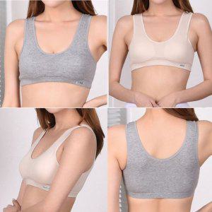 면 스포츠 캡브라 캡탈부착 스포츠브라 브라탑