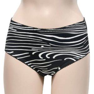 패턴 폭스 디자인 지브라 팬티스타킹 미디 팬츠