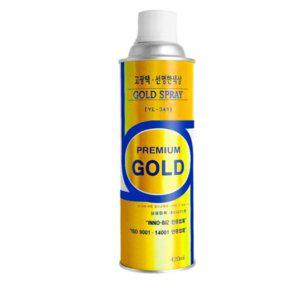 오공 락카 스프레이 420ml  금색-1박스20개