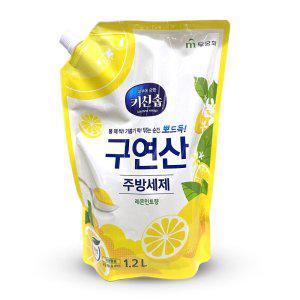 무궁화 키친솝 구연산 주방세제 레몬 민트향 1.2L 10개