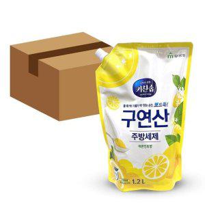 무궁화 키친솝 구연산 주방세제 레몬 민트향 1.2L 10개