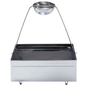 스텐 숯 보관통 업소용 이동 바구니 숯불 저장통 대형 들통