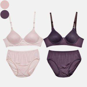 여자속옷 세트 쾌적한 인견 풀컵세트 노와이어