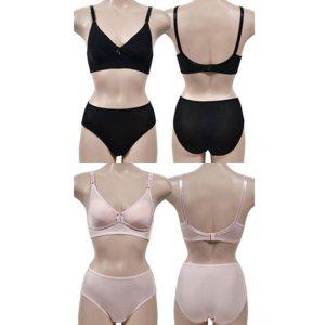 챠밍 세트 노몰드 인견속옷 브라팬티 속옷세트