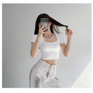 데이트 한강 나들이 피크닉 크롭 봄패션 개강