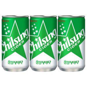 롯데 칠성사이다 190ml x 60캔 (30캔x2박스)