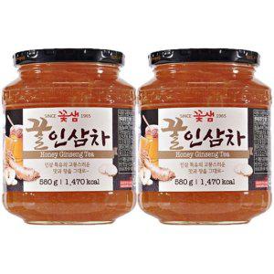 꽃샘 꿀인삼차 1160g (580g x 2병입)