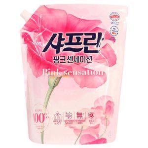 피치 바닐라 향 섬유유연제 2.1L 섬유소재 유연제 향기로운 세탁 섬유