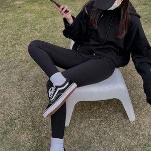 여자 텐션 검정쫄바지 쫄바지 블랙 기모바지 기