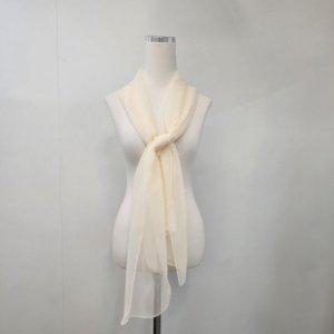 손수건마니아 시스루 쉬폰 보리 여성 무지 스카프