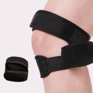 스포츠마니아 개 밴드 벨트 아대 슬개골 고정 이중 보호대 등산 무릅 찍찍이 무릎