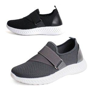 여성 캐주얼 런닝화 메쉬 밴딩 슬립온 운동화 슈즈