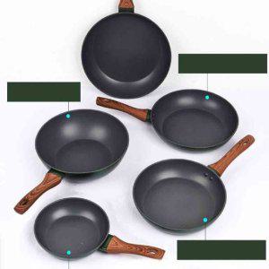 라면냄비 전골냄비 컬러 양수 18cm 논스틱 코팅 그린