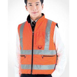 작업용 패딩 형광 조끼 남성조끼 반사 야광 작업