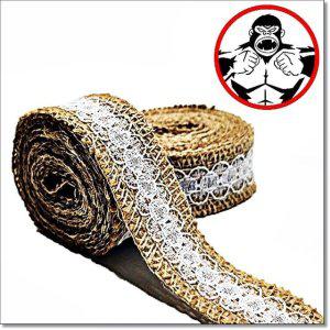 포장끈 황마레이스리본 포장부자재 1묶음15장 2M