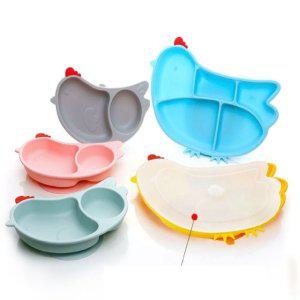 아기식판 실리콘 흡착식판 미니 급식 급식판 성인식판