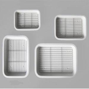 그릇 에어프라이어용 세라믹 반찬통 밧드 소 트레이