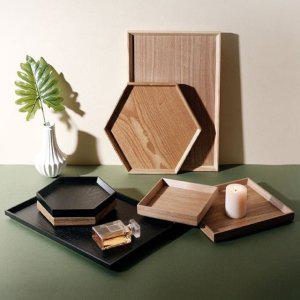 마호가니 우드 트레이 대 나무 쟁반 쿠키플레이트