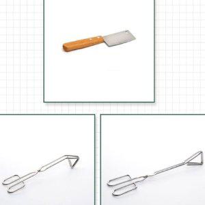 주방집게 삼각 주방 스텐 고기 주방집게 30cm