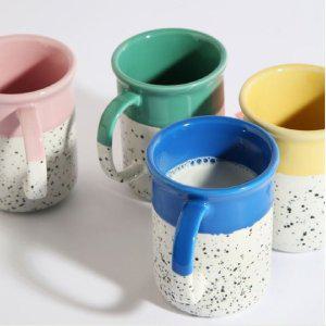 뭉툭 머그잔 티머그 330ml 카페용 홈카페 답례품 컵