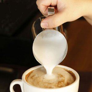 1000ml 우유거품기 휘핑기 거품기 실버 스팀피쳐 우유