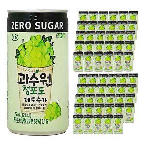 남양 과수원 청포도 제로슈가 175mlx60캔 (30캔 2박스)