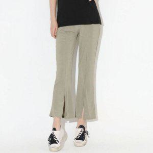 포인트 나팔 부츠컷 여성 트레이닝바지 바지 트