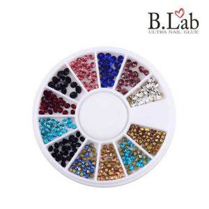 스톤 - 혼합크리스탈 메탈파츠 구슬네일 재료