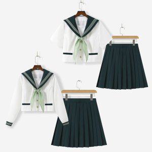 세라복 교복몰 세트 코스프레의상대여 다크그린