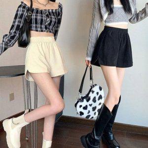 허리밴딩 기능성반바지 여자 운동반바지 비치반바