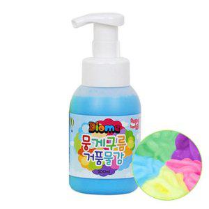 어린이 거품 물감 300ml 형광파랑 1P 미술 오감놀이