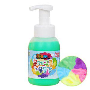 어린이 거품 물감 300ml 형광초록 1P 미술 오감놀이