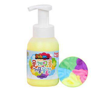 어린이 거품 물감 300ml 형광노랑 1P 미술 오감놀이