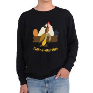 기모맨투맨 연인 모닥불 HAVE A NICE DAY 모닥불 피워그림 다양한 색상 사이즈