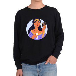 기모맨투맨 타로 운세 촛불 미래예언 신점 역술가 별자리그림 다양한 색상 사이즈