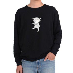 기모맨투맨 아기미이라 붕대 할로윈데이 유령 귀신그림 다양한 색상 사이즈