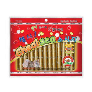 JMds 첼시 강아지 간식 프리미엄 닭가슴살 소세지28p