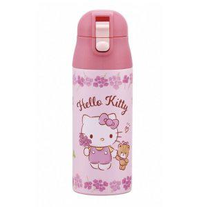 JMds 스케이터 물병 헬로키티 플라워리스 스테인레스 보온 보냉 보틀 360ml