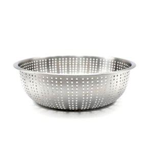 스텐 채반 바구니 과일 채소 소쿠리 펀칭볼 25.5cm