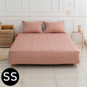 JMds 베이직체크 마이크로모달 매트리스커버 슈퍼싱글 SS (브라운)