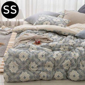 JMds 페이즐 순면 차렵이불 베개커버세트 슈퍼싱글 SS (네이비) (베개솜 별매)