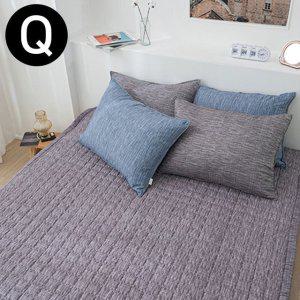 JMds 엘레나 소프트마이크로 밴딩 패드 (퀸 Q) (그레이)