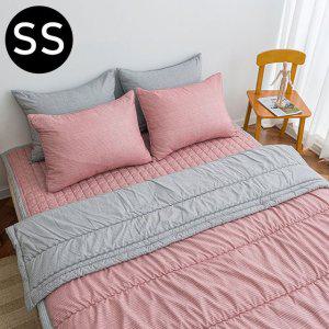 JMds 솔트 소프트마이크로 간절기 이불 패드세트 슈퍼싱글 SS (레드)