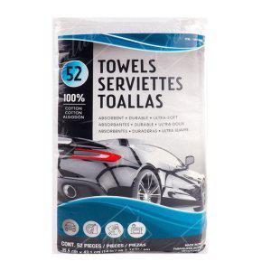 52매타월 52매 코스트코 차량용타월 차량 화이트 타월