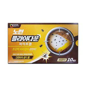 플라이다운 노런해충트랩 30매입 노런 해충포획제품 해충포획