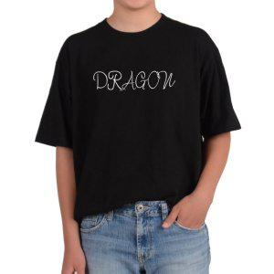 오버핏반팔티 dragon 용 임금 용포 영단어 다양한색상 전사이즈