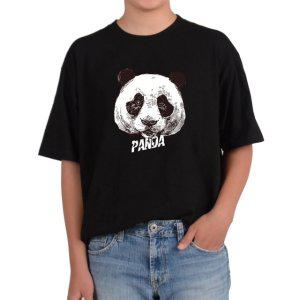 반팔티 panda 얼굴 bear china 다양한색상 전사이즈
