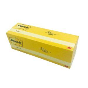3M 대용량 포스트잇 654-24CY 24패드 점착식 메모지 개(1개입)