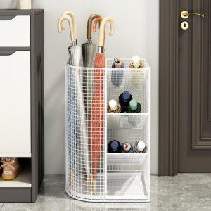 메쉬 철제 스탠드 대용량 우산꽂이 카페 미용실 R02