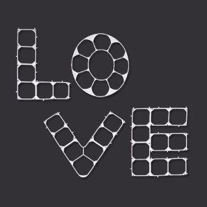 소품 사랑벌룬데코 벌룬프레임 풍선장식 사랑테마 테마파티장식